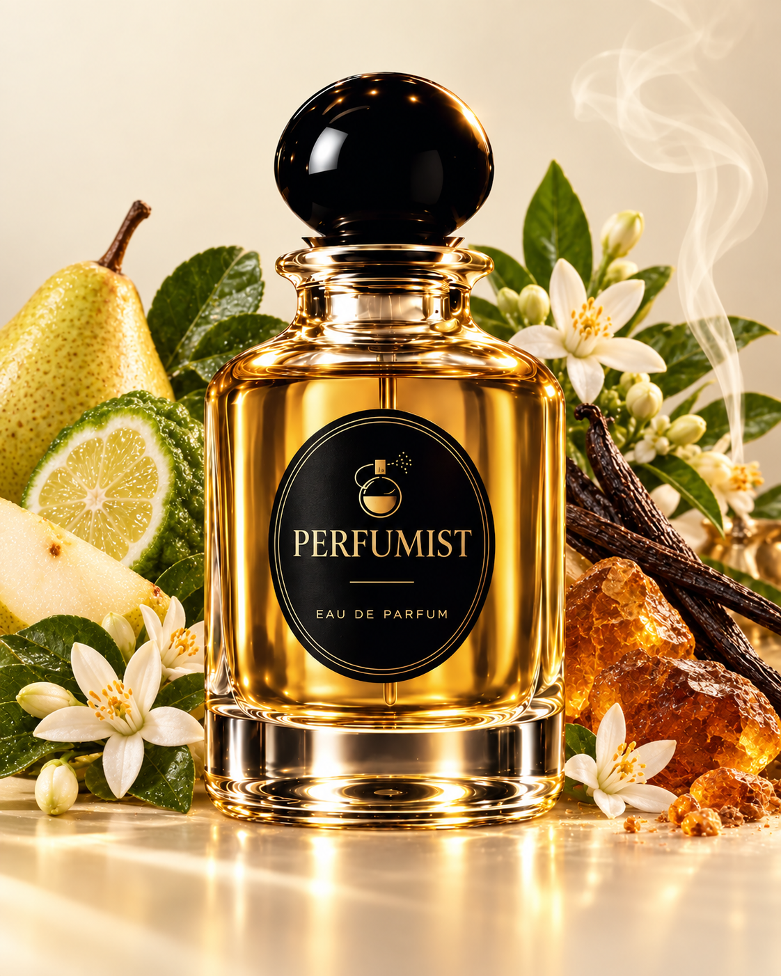Dual Identity fragrance notes and accords: Pear · bergamot · neroli, Orange blossom · vanilla · amber