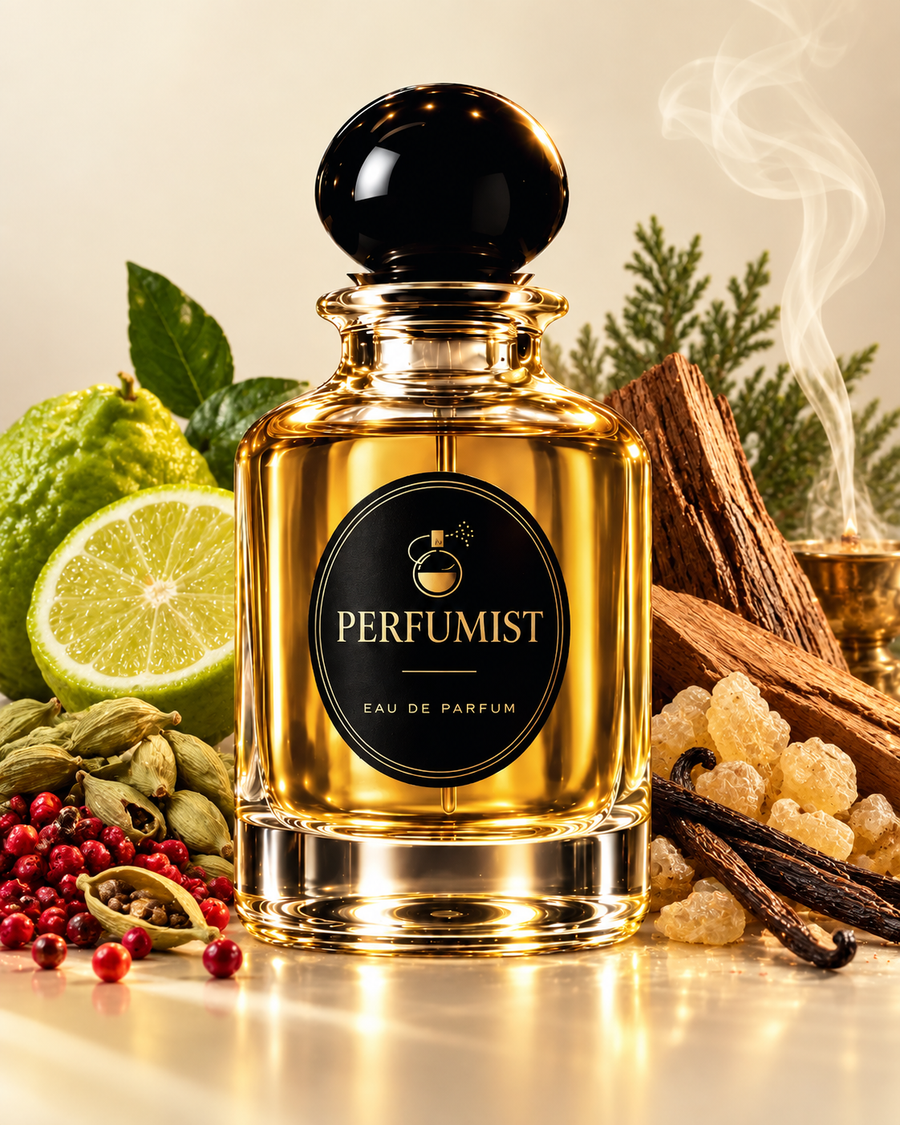 Final Verdict fragrance notes and accords: Bergamot · cardamom · pink pepper, Frankincense · cedar · vanilla