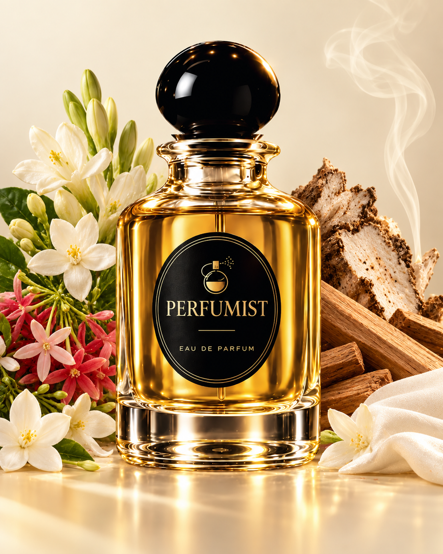 Floral Eden fragrance notes and accords: Jasmine · tuberose · rangoon creeper, Orris · sandalwood · soft musk