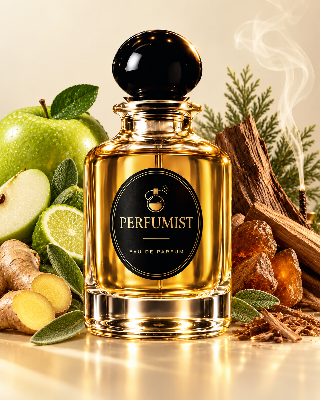 Generation Y fragrance notes and accords: Apple · ginger · bergamot, Sage · amberwood · cedar