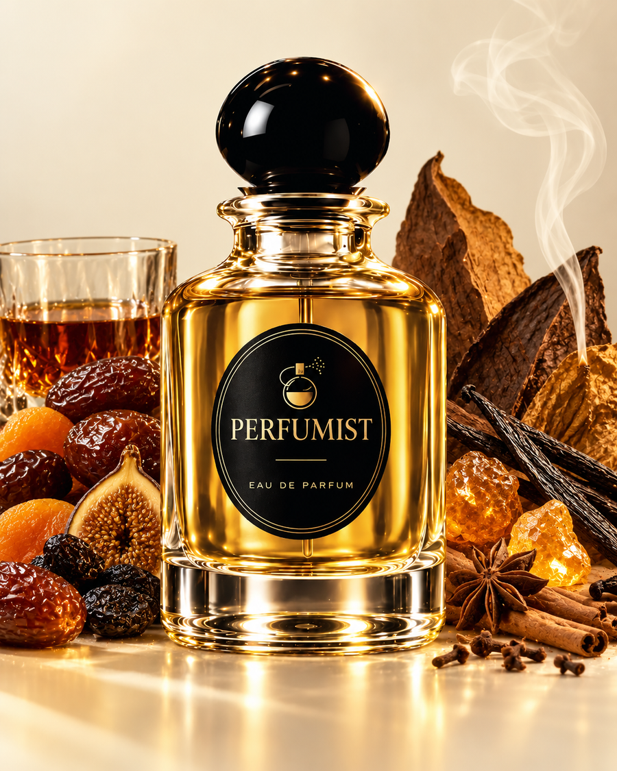 Gilded Resin fragrance notes and accords: Dried fruits · rum · warm spice, Amber · vanilla · tobacco
