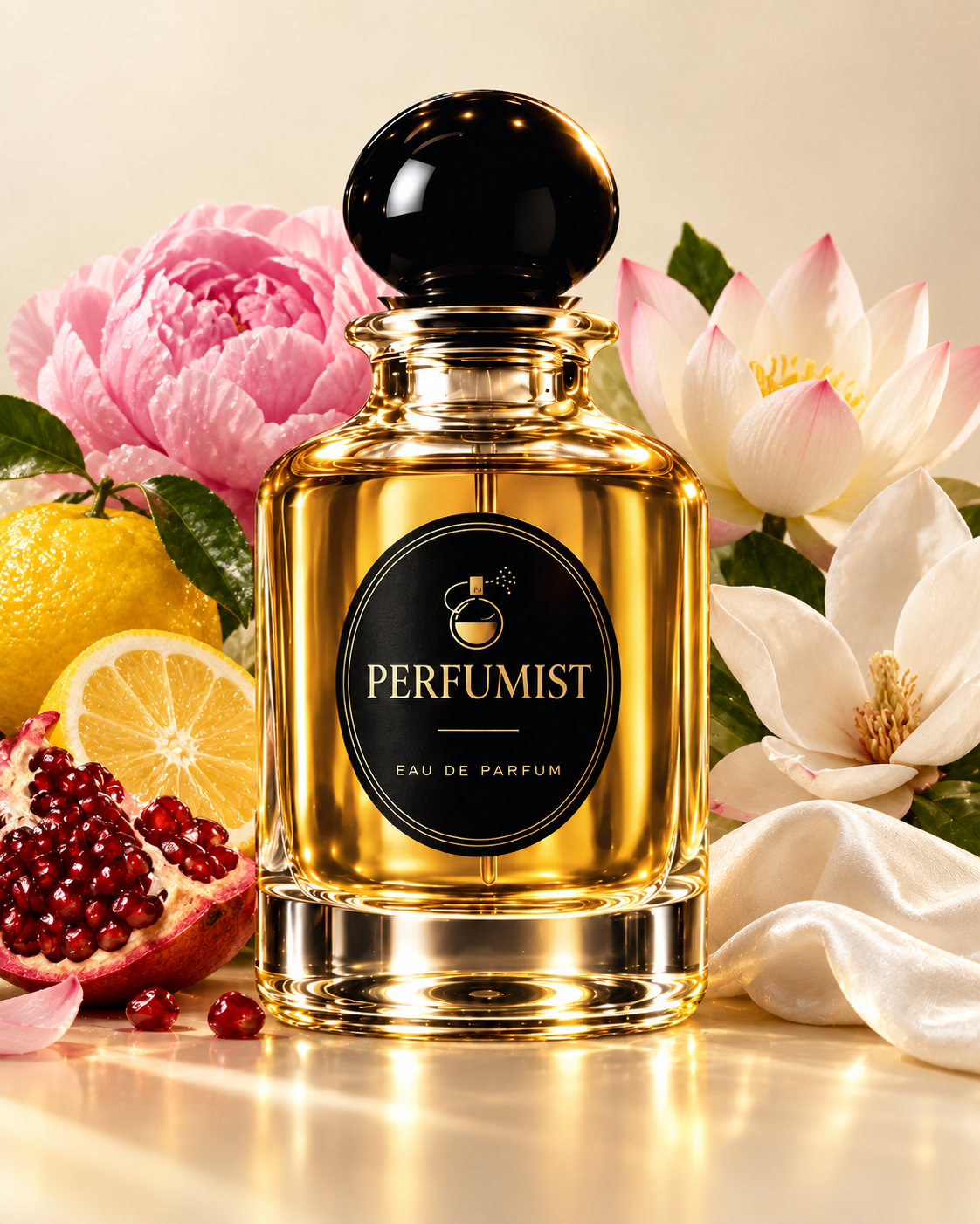 Luminous Gem fragrance notes and accords: Yuzu · pomegranate · peony, Lotus · magnolia · musk