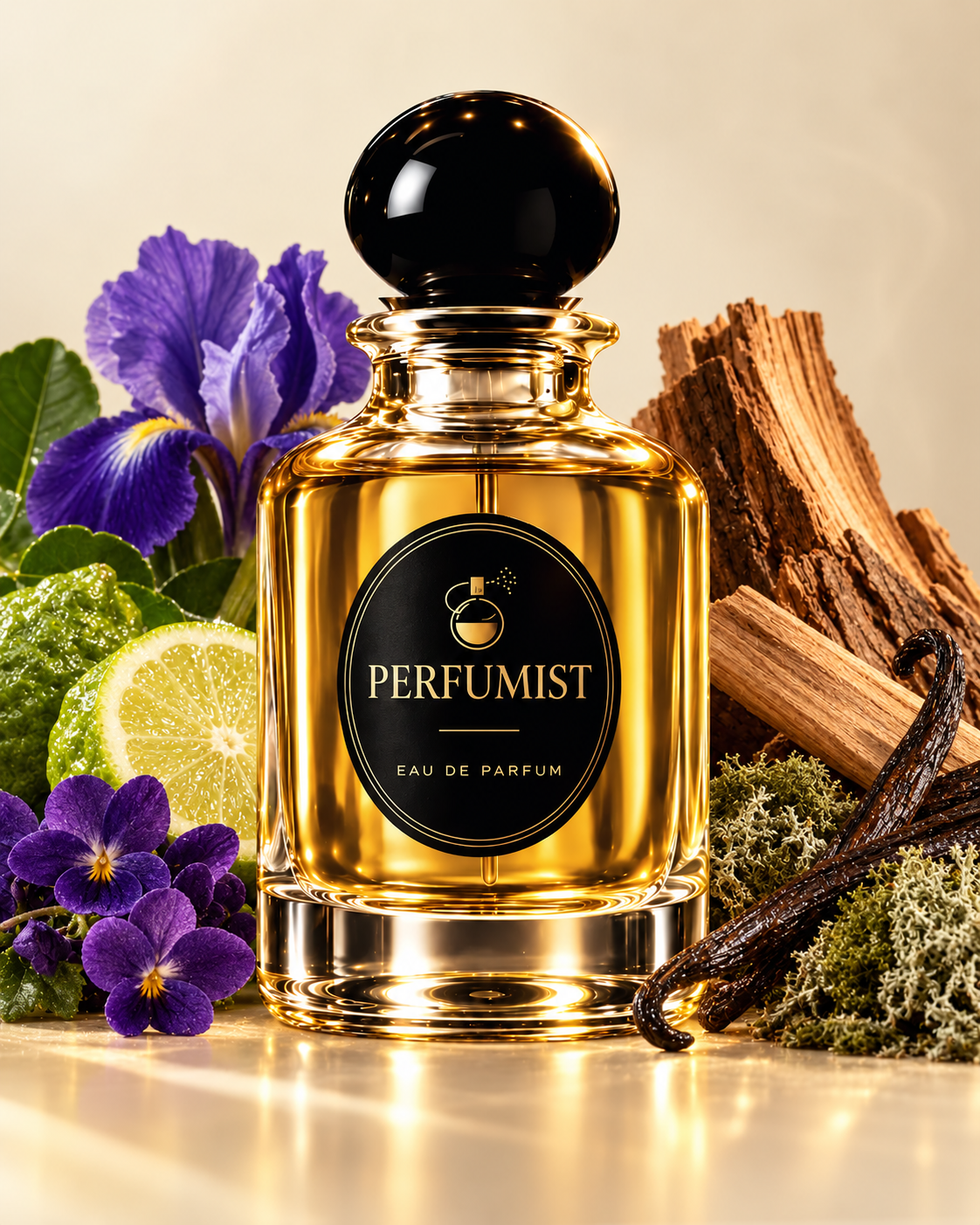 Midnight Tuxedo fragrance notes and accords: Bergamot · iris · violet, Vanilla · cedar · tree moss