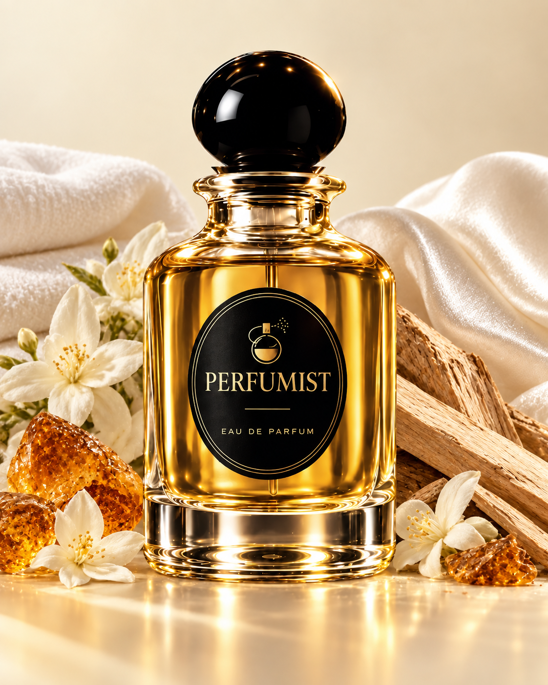 Nile Oasis Musk fragrance notes and accords: Clean linen · delicate florals, White musk · amber · pale woods