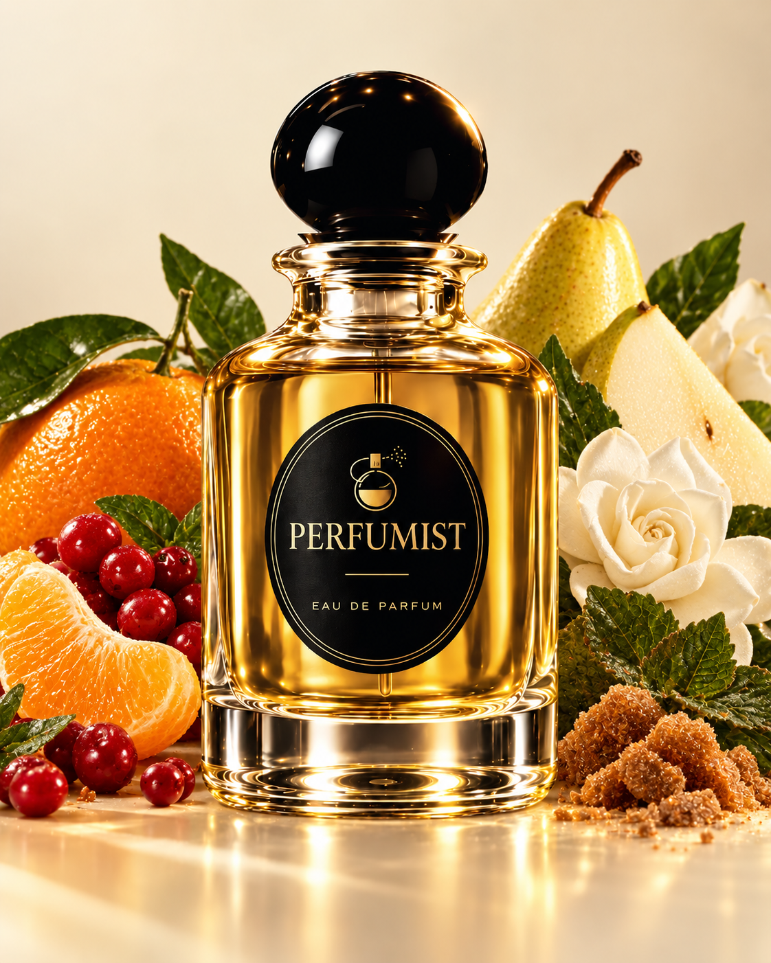 Radiant Gardenia fragrance notes and accords: Mandarin · red berries · pear, Gardenia · patchouli · brown sugar