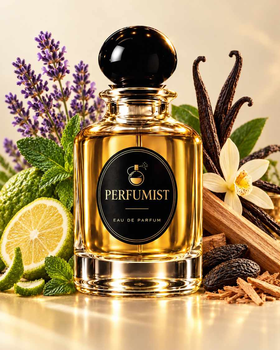 The Sailor fragrance notes and accords: Lavender, mint, bergamot, vanilla, tonka and sandalwood