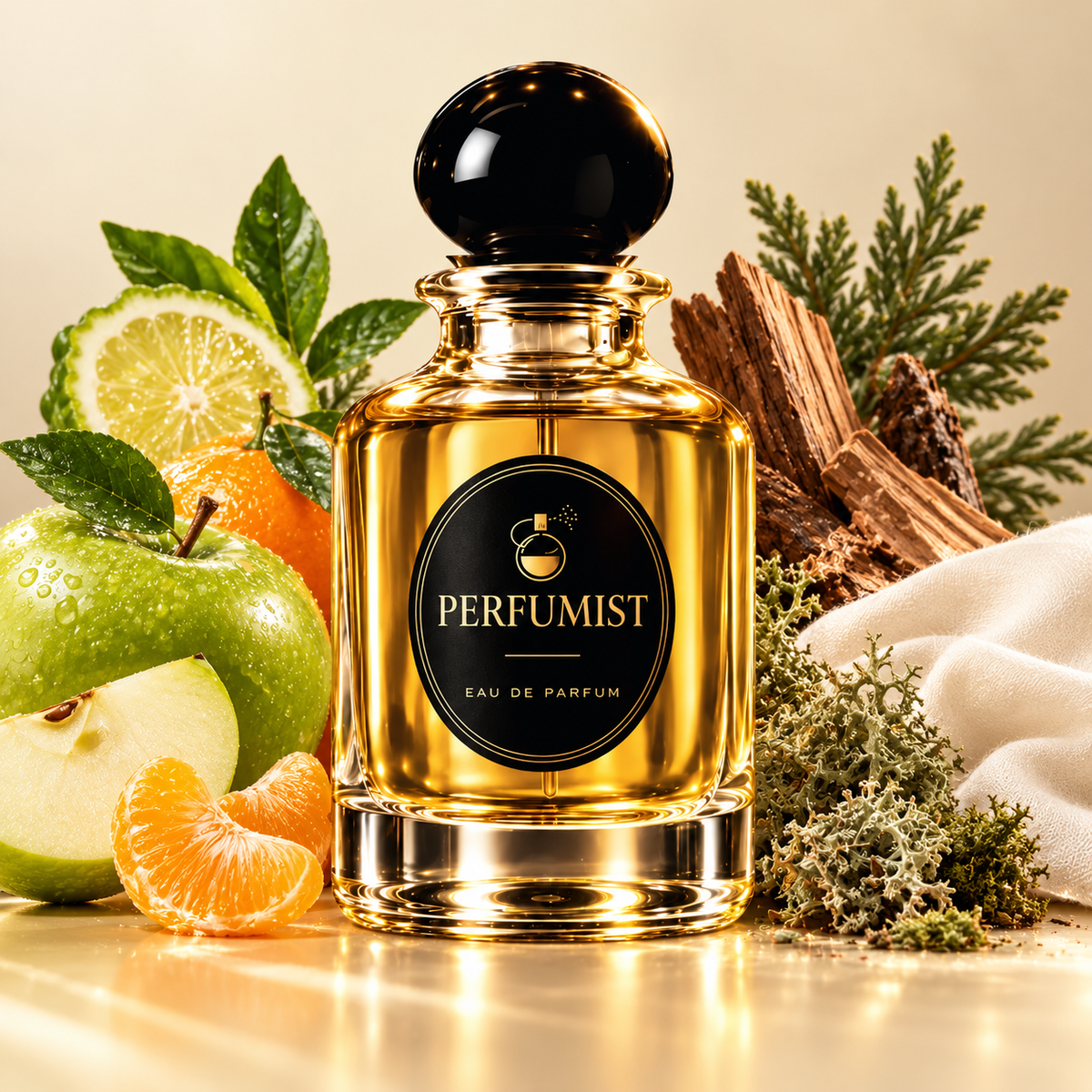 Verdant Apple fragrance notes and accords: Green apple, mandarin, bergamot, oakmoss, cedar and musk